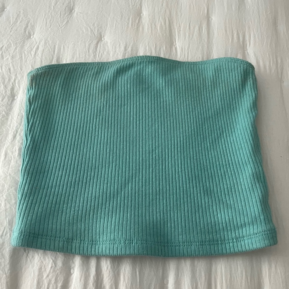 HOLLISTER teal blue tube top